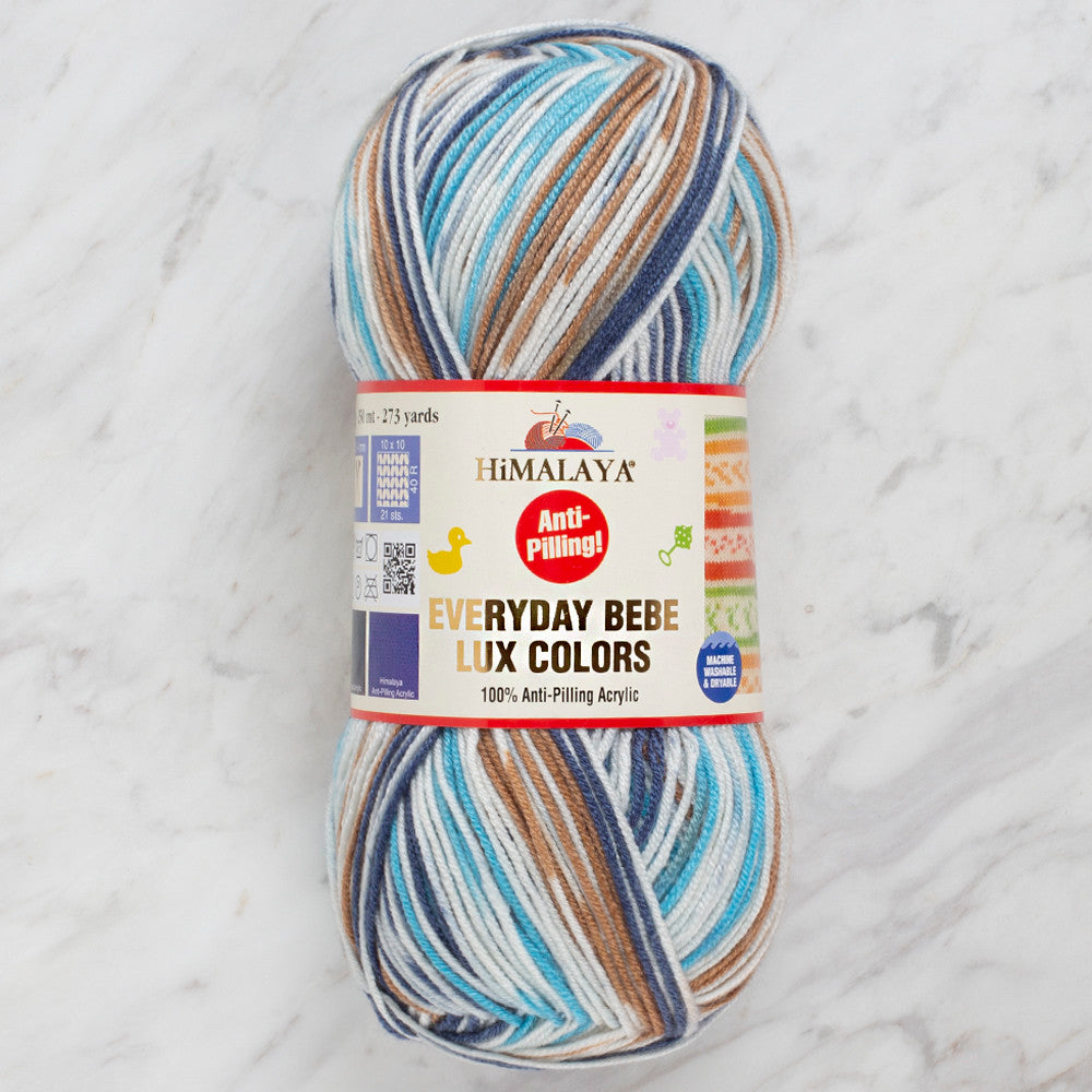 Himalaya Everyday Bebe Lux Colors Yarn, Variegated - 71415