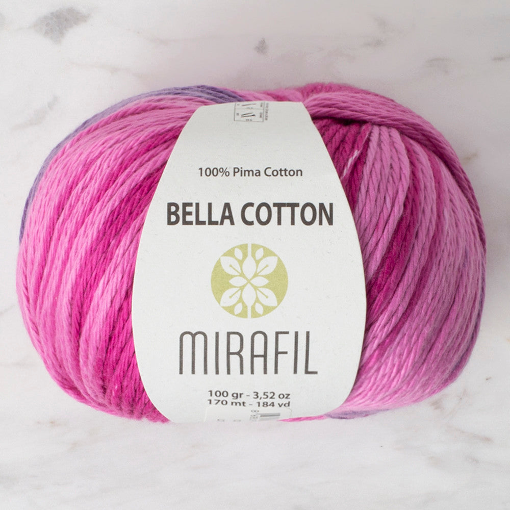 Mirafil Bella Cotton Yarn, Orchid Festival - 08