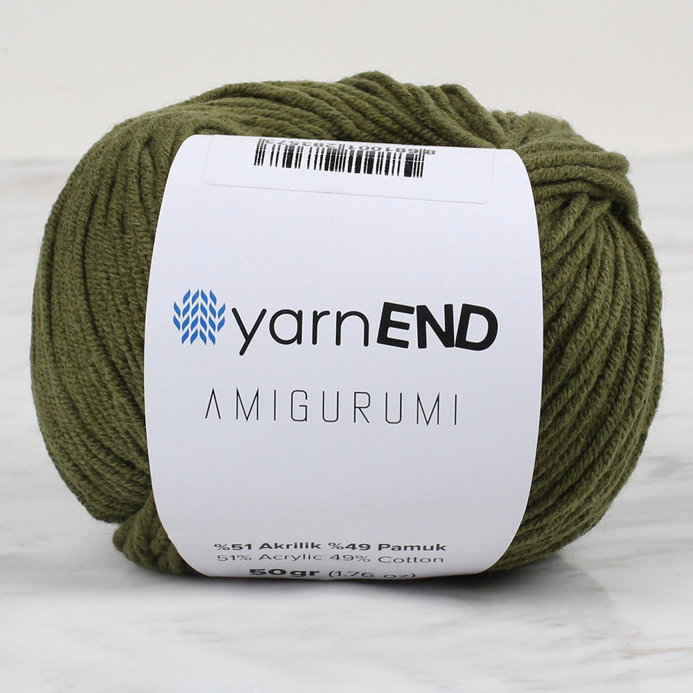 YarnEND Amigurumi Knitting Yarn, Navy Green - 026