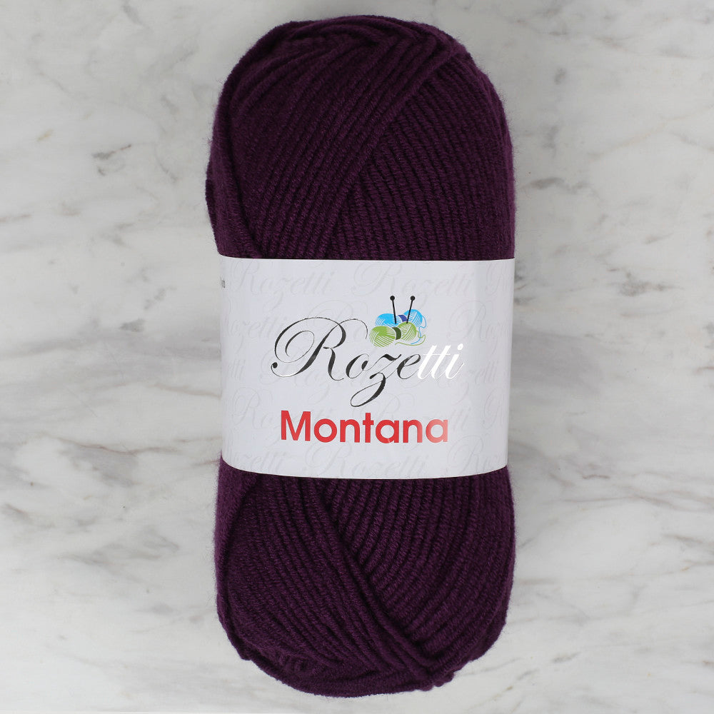 Rozetti Montana Knitting Yarn, Purple - 155-19