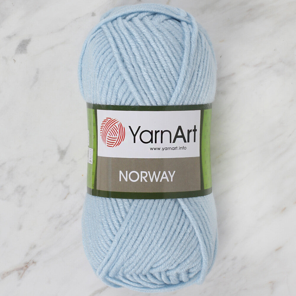 YarnArt Norway Knitting Yarn, Baby Blue - 09