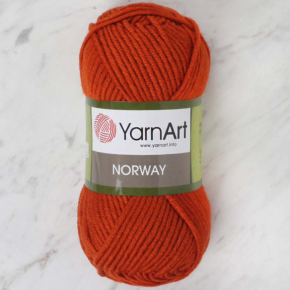 YarnArt Norway Knitting Yarn, Brick - 847