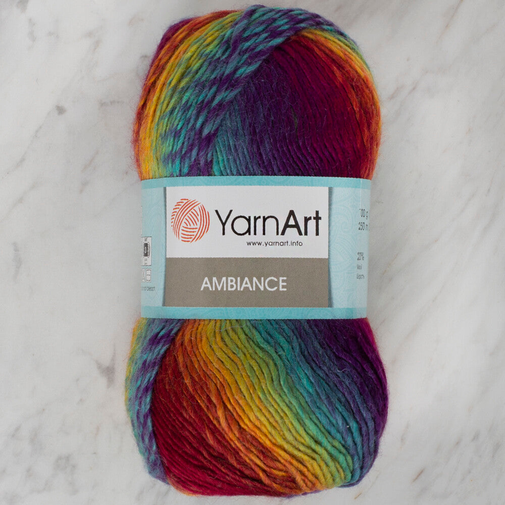 YarnArt Ambiance Knitting Yarn, Variegated - 154