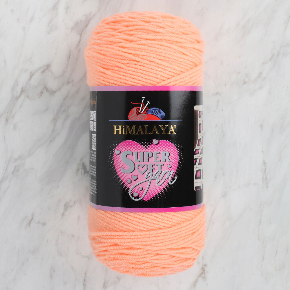 Himalaya Super Soft 200 gr Yarn, Pinkish Orange - 80830