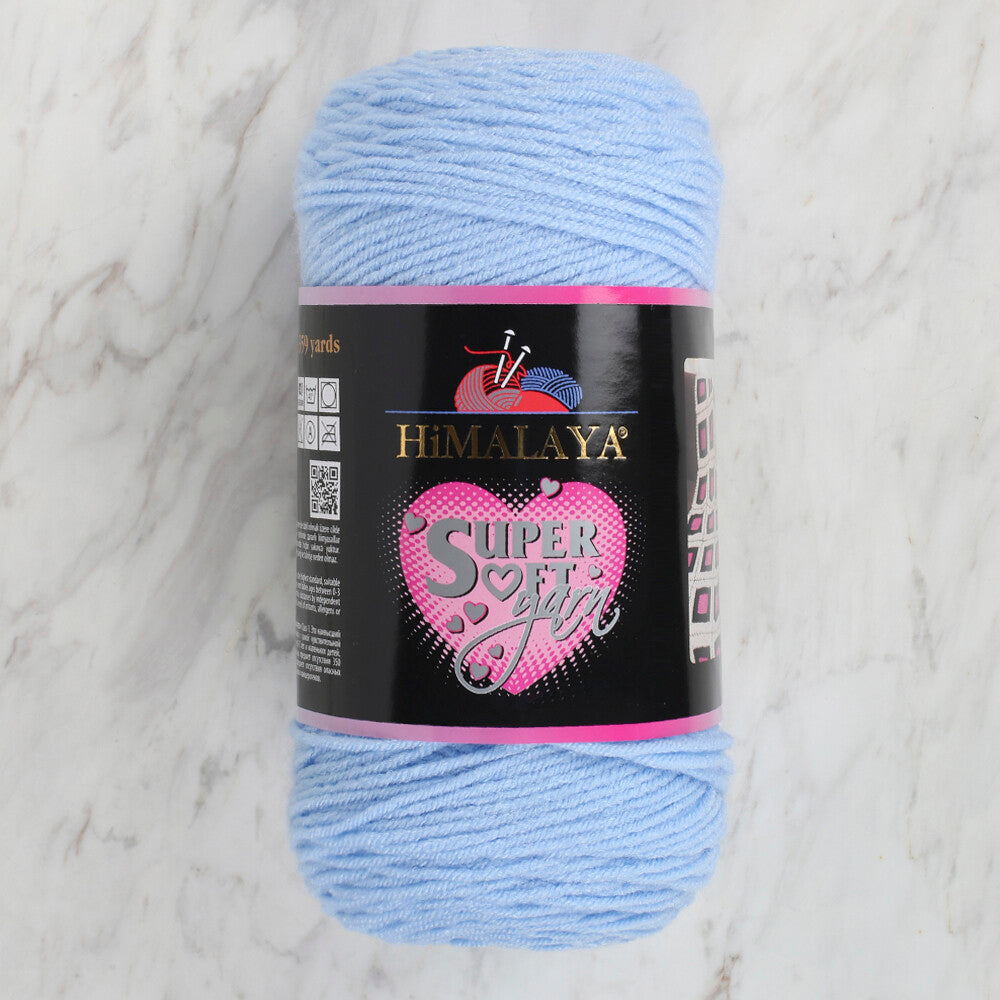 Himalaya Super Soft 200 gr Yarn, Baby Blue - 80823