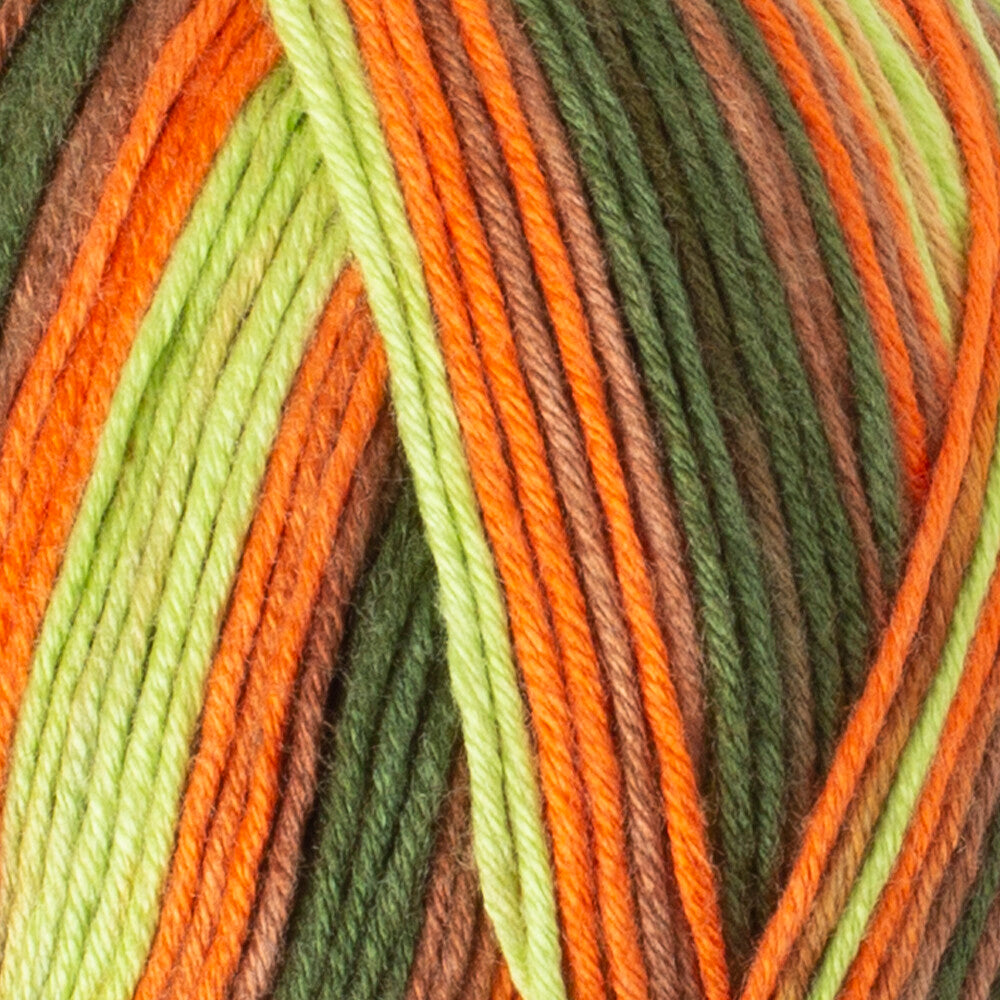 Himalaya Mercan Batik Knitting Yarn, Variegated - 59519