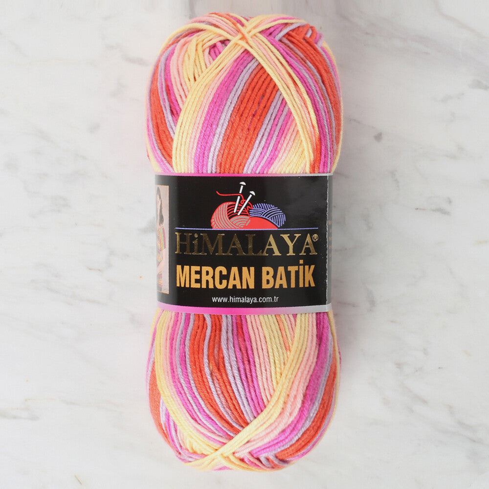 Himalaya Mercan Batik Knitting Yarn, Variegated  - 59530