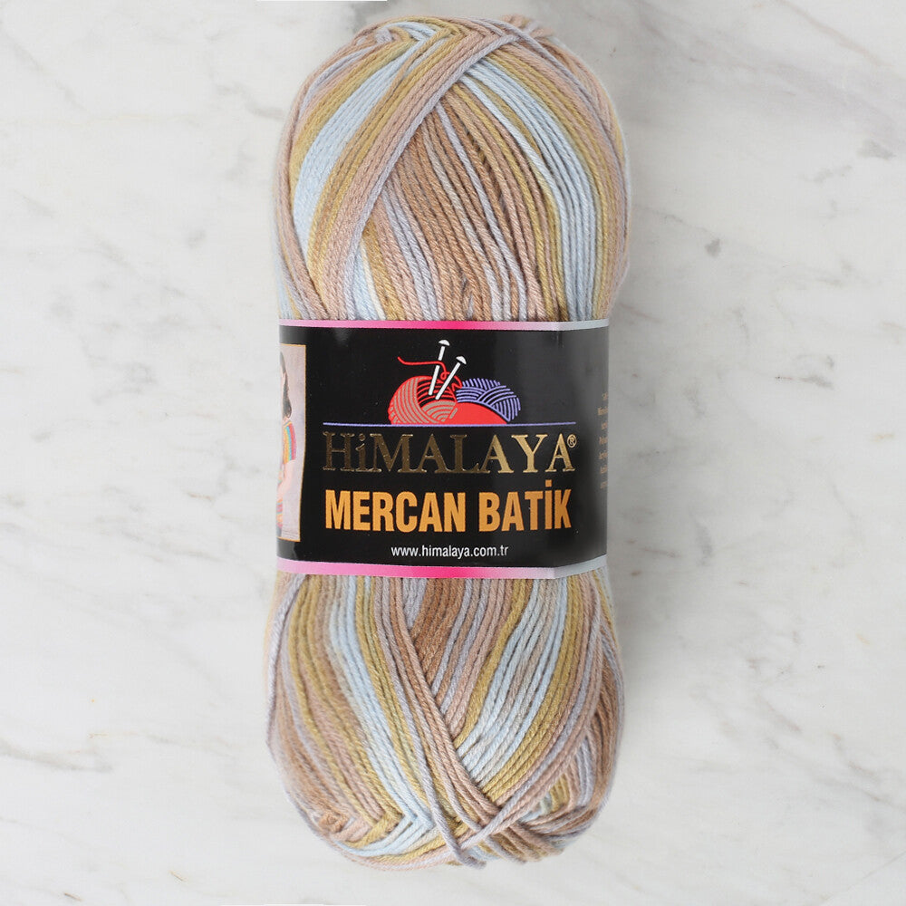 Himalaya Mercan Batik Knitting Yarn, Variegated  - 59531