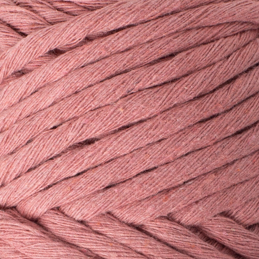 La Mia Boho Cotton Macrame Cord, Dusty Rose - L067