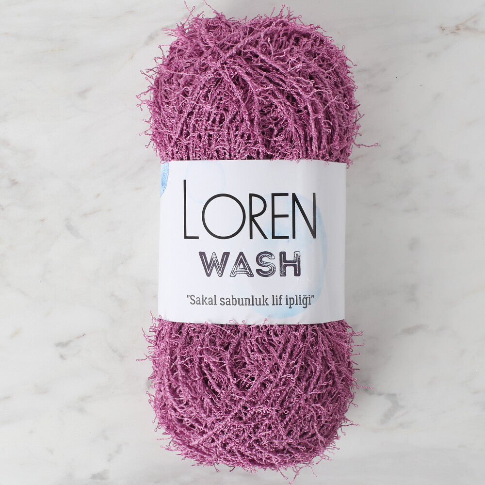 Loren Wash Knitting Yarn, Light Purple - R098