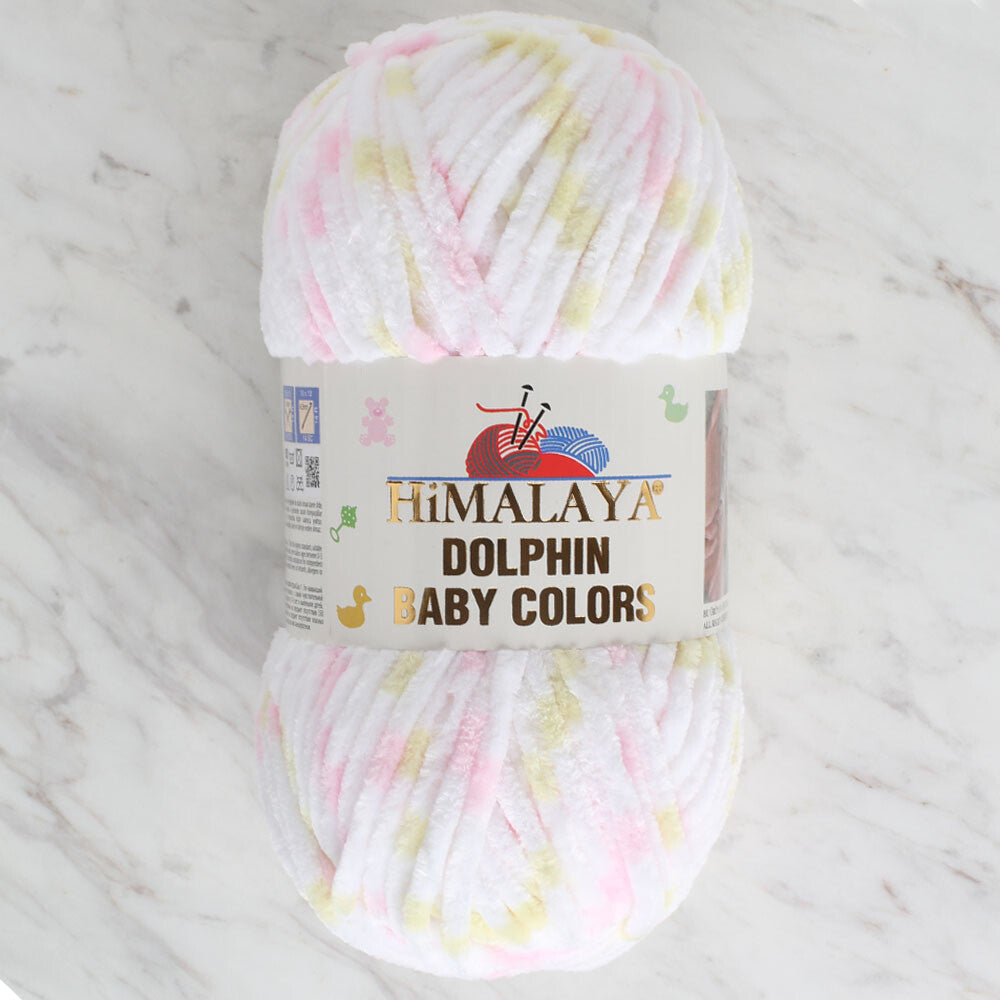 Himalaya Dolphin Baby Colors Chenille Yarn, Variegated - 80408