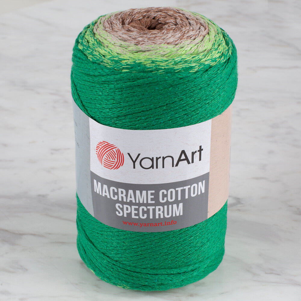 YarnArt Macrame Cotton Spectrum Yarn, Variegated- 1322