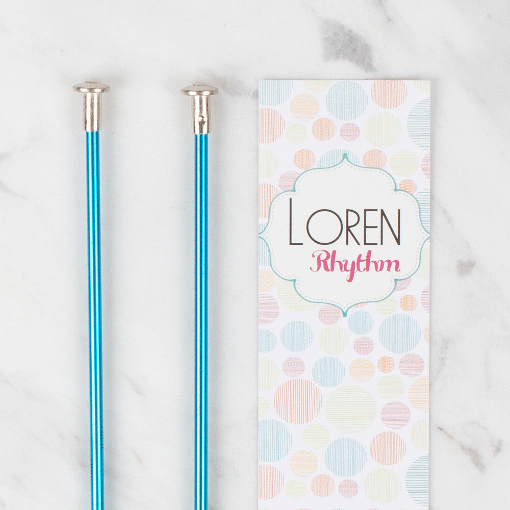 Loren Rythm Knitting Needle, Metal, 3mm, Blue