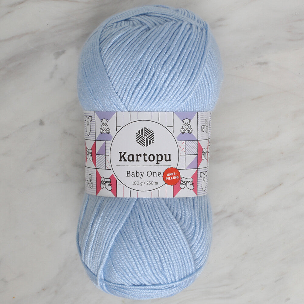 Kartopu Baby One Knitting Yarn, Light Blue - K544