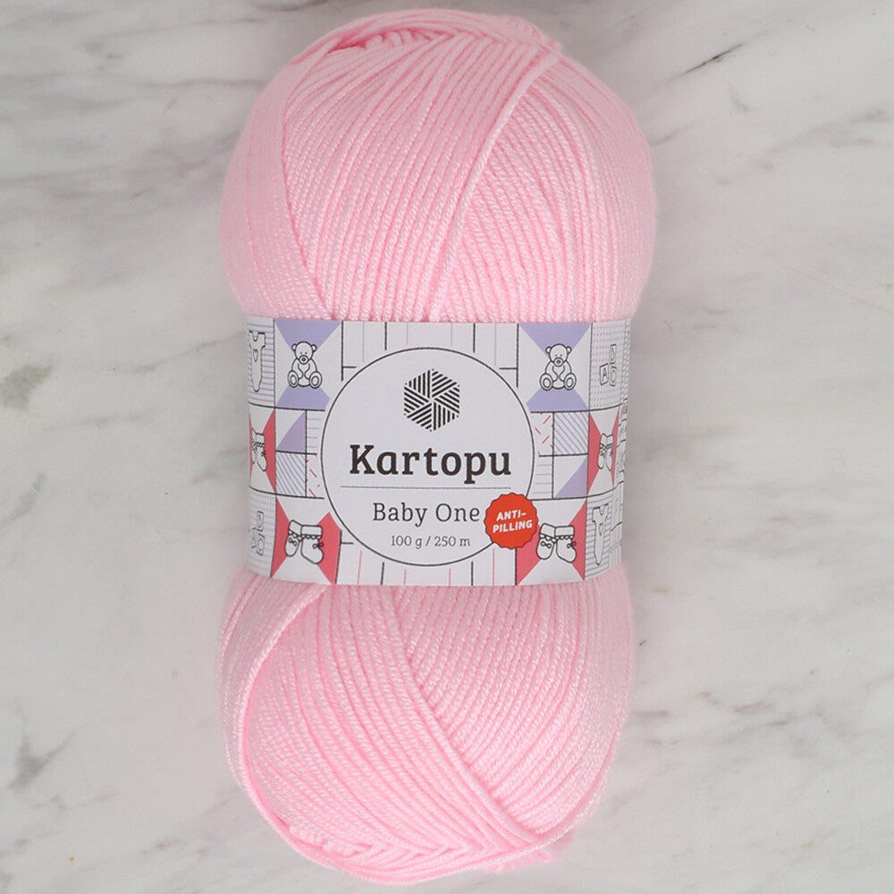 Kartopu Baby One Knitting Yarn, Pinkish White - K782