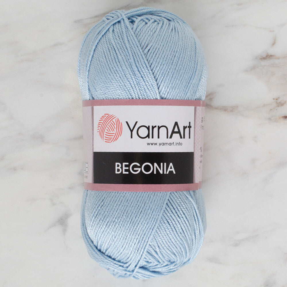 YarnArt Begonia 50gr Knitting Yarn, Blue - 4917
