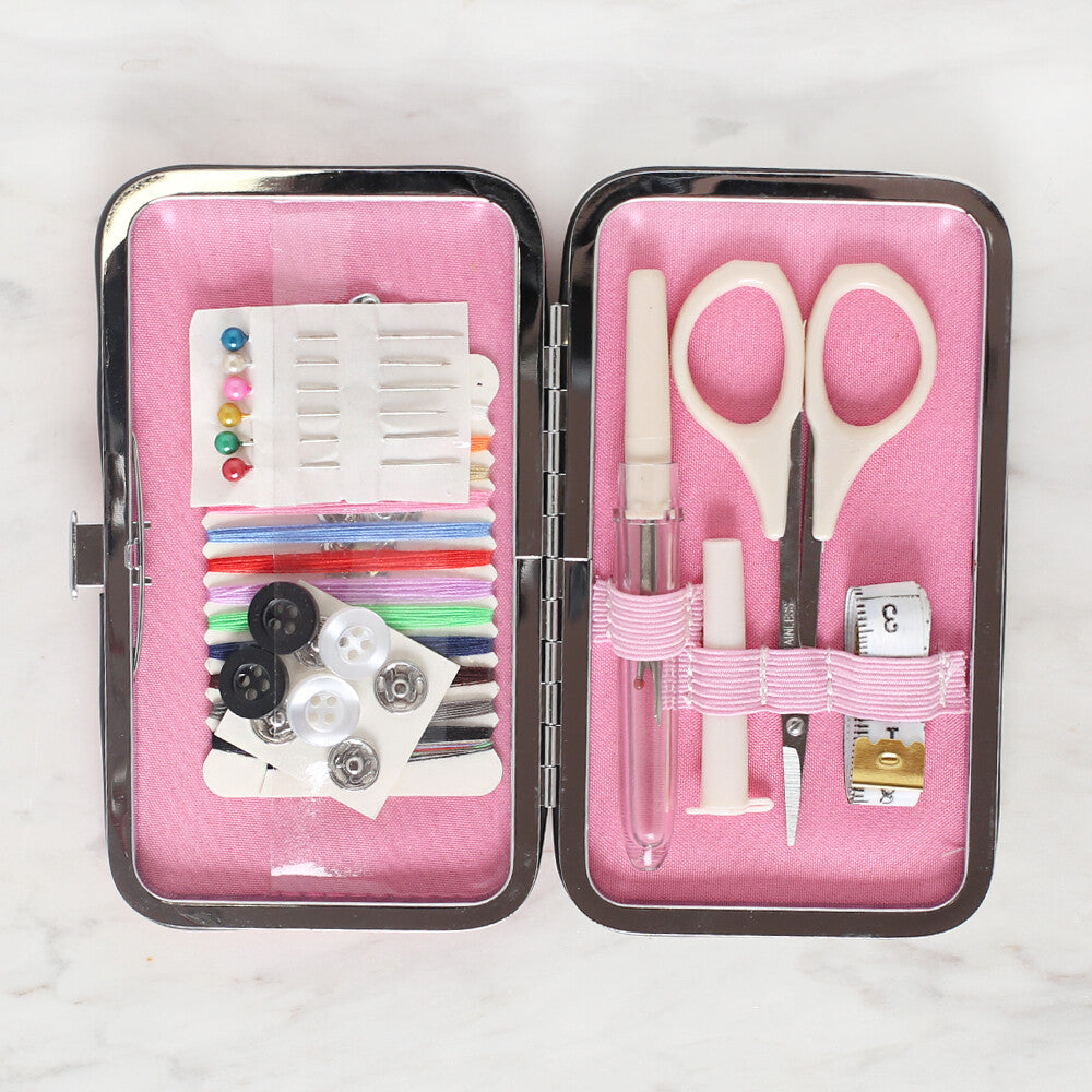 Loren Sewing Kit, Pink - N4347