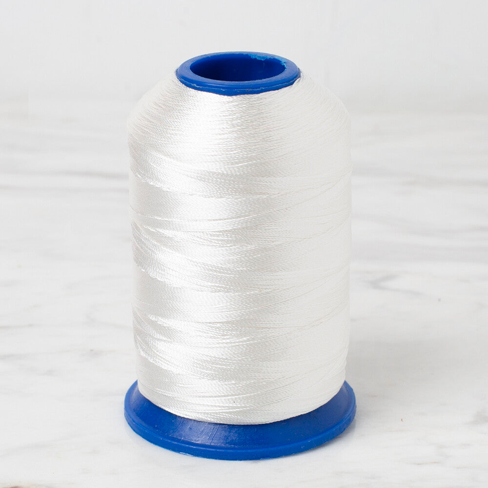 Yabalı 100 gr No:50 Polyester Yarn, White