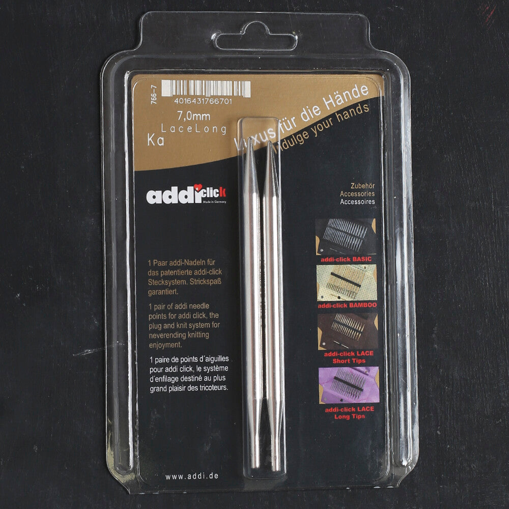 Addi Click Lace 7 mm Knitting Needle Tips - 766-2