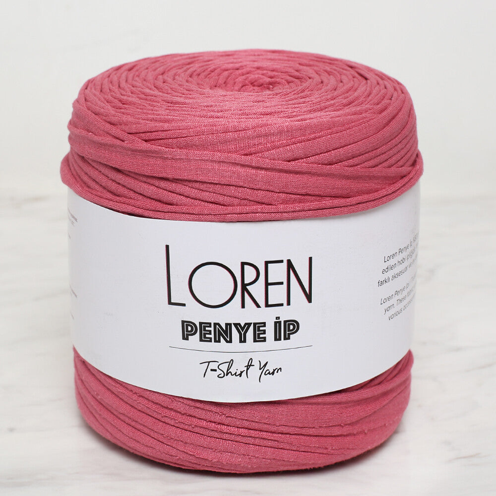 Loren T-Shirt Yarn, Dusty Pink - 47