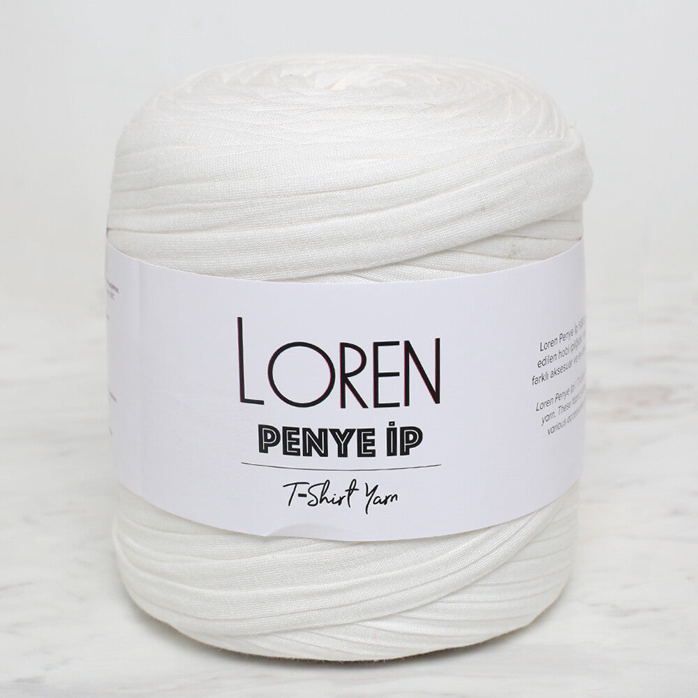 Loren T-Shirt Yarn, Light Cream - 43