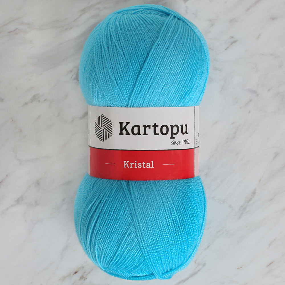 Kartopu Kristal Knitting Yarn, Sky Blue  - K515