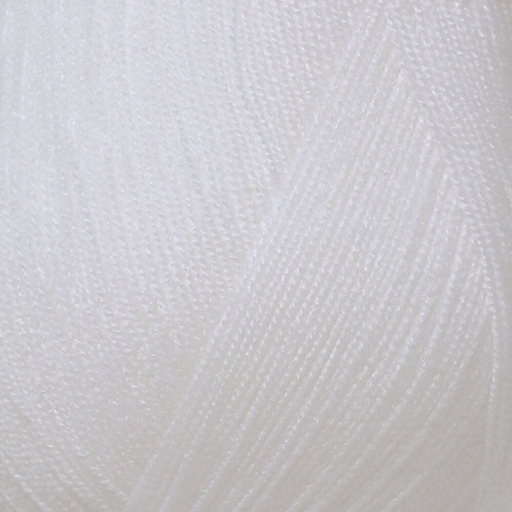 Kartopu Kristal  Knitting Yarn, White - K010