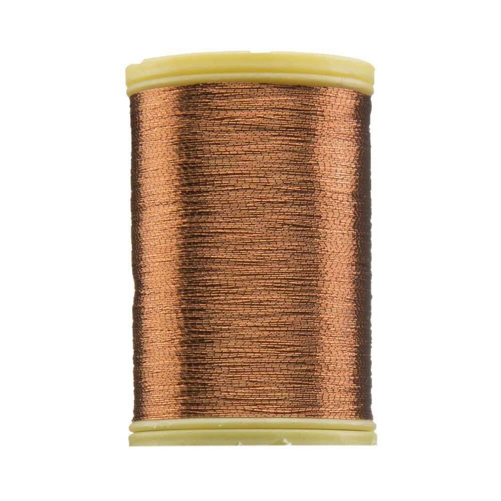 Anchor No:50 10g Metallic Machine Embroidery Thread, Brown - 23006703