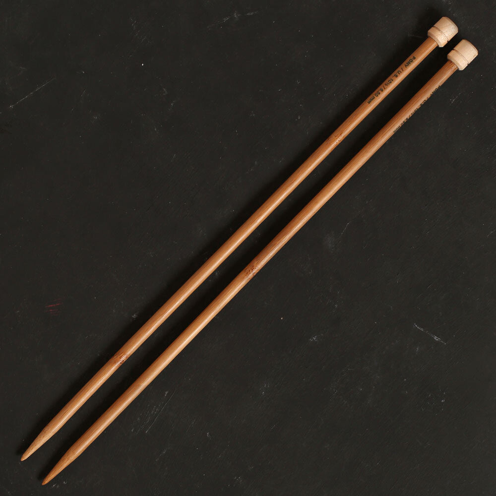 Pony Bamboo 6.5 mm 33 cm Bamboo Knitting Needles - 66814