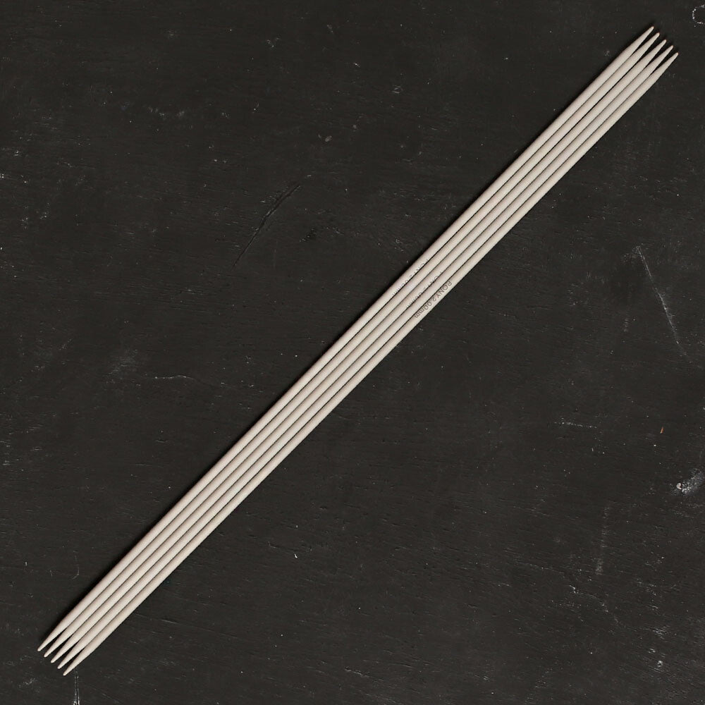 Pony 2 mm 20 cm Aluminium Double Pointed Needles, Set of 5 - 36612