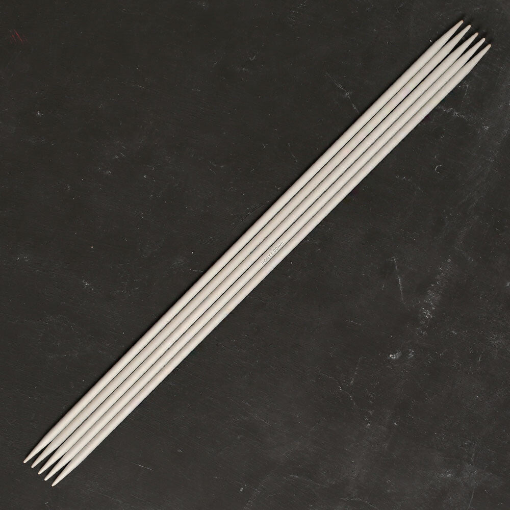 Pony 5 mm 35cm Aluminium Double Pointed Needle in 5- 41622
