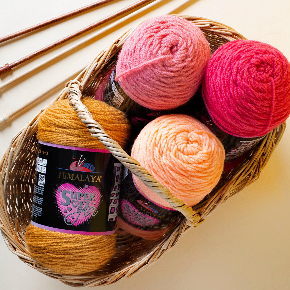 Himalaya Super Soft 200 gr Yarn, Fuchsia - 80851