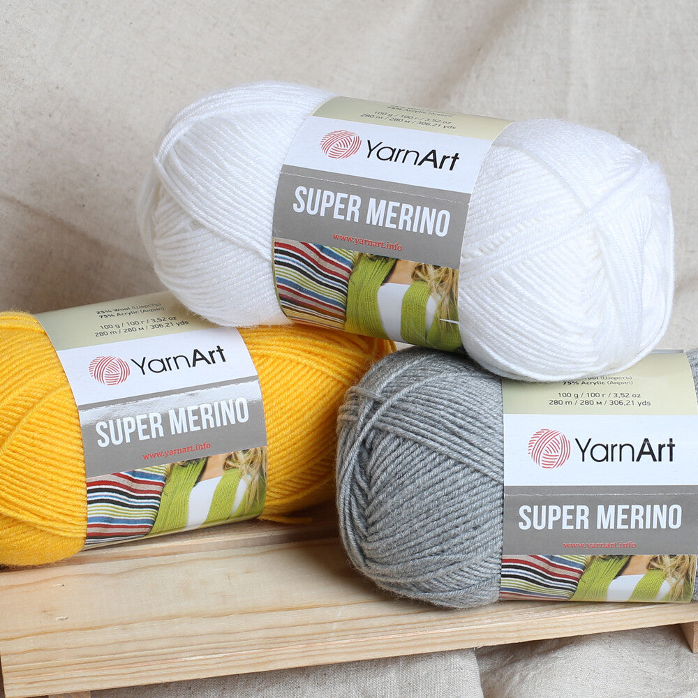 Yarnart Super Merino Yarn, Claret - 999