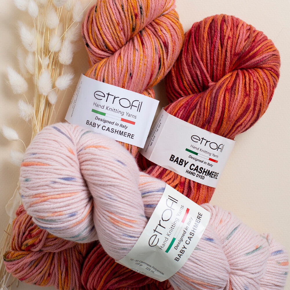 Etrofil Baby Cashmere Yarn, Variegated - BC009