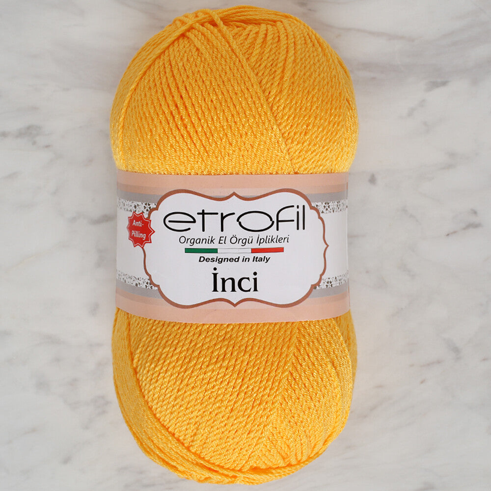 Etrofil İnci Yarn, Dark Yellow - 72043