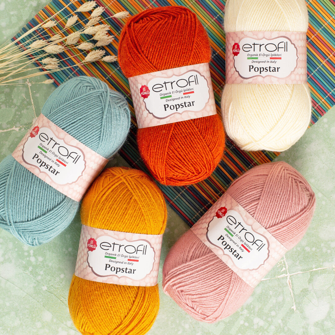 Etrofil Popstar Yarn, Brick - 72006