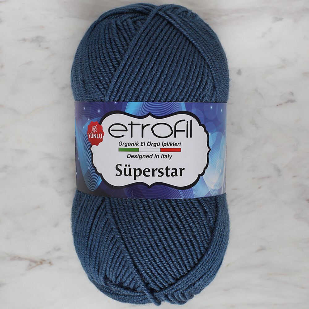 Etrofil Süperstar Yarn, Petrol Blue - 75096