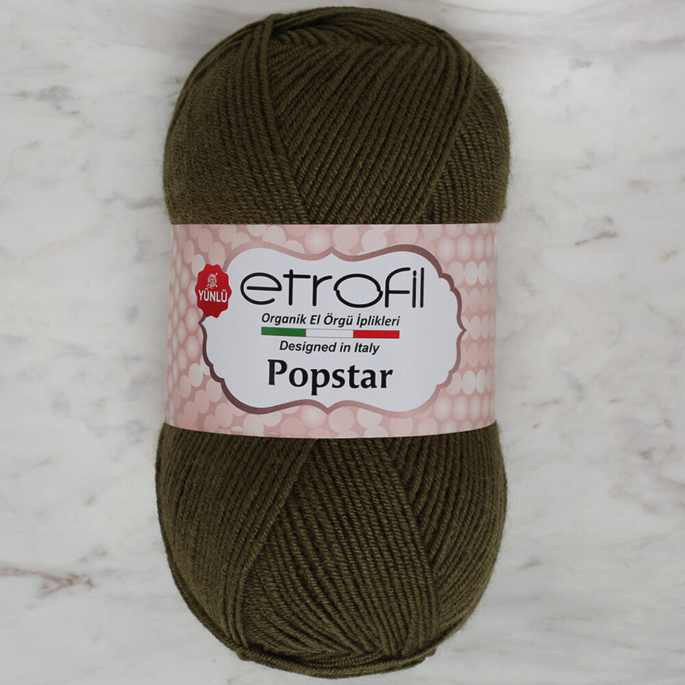 Etrofil Popstar Yarn, Khaki - 74065