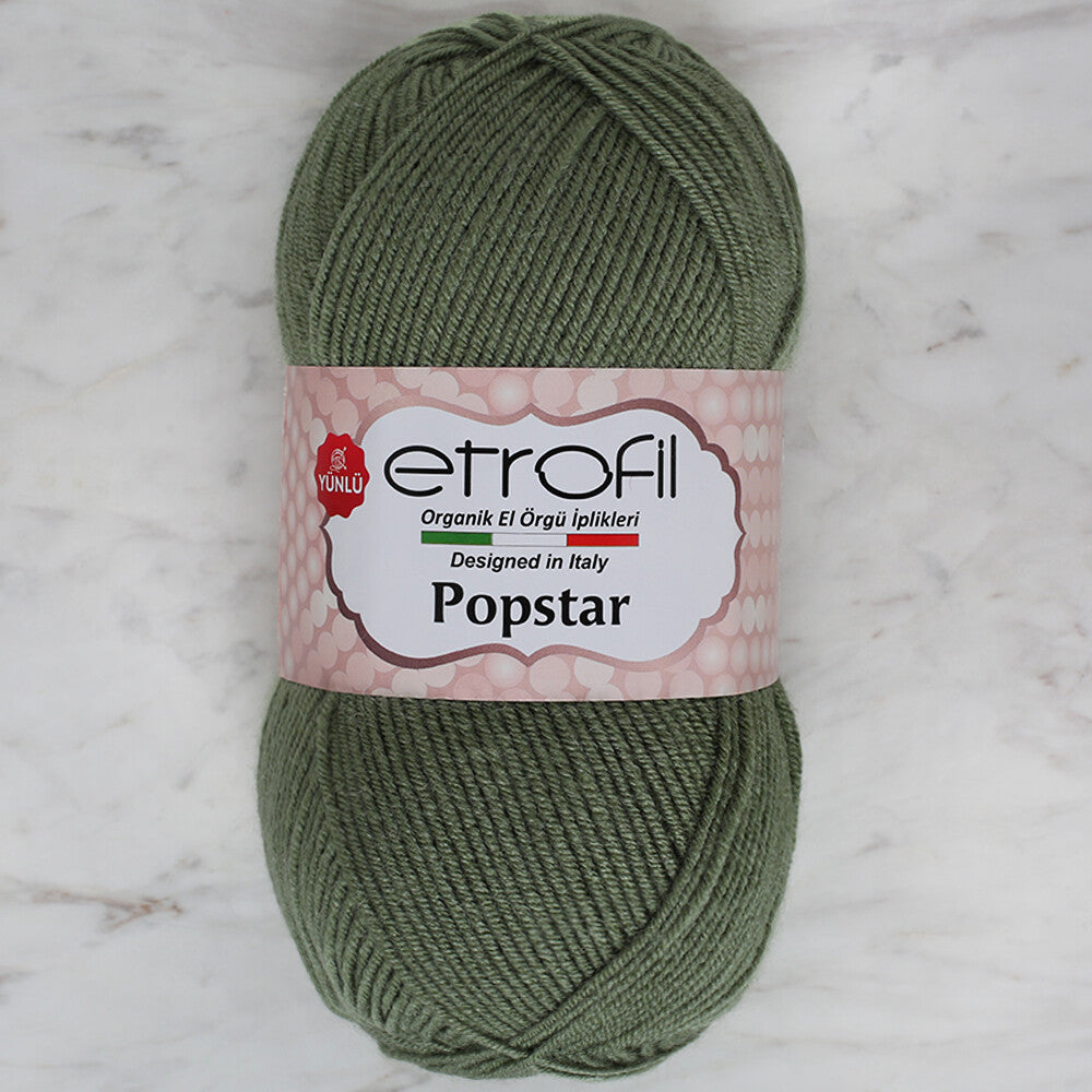 Etrofil Popstar Yarn, Green - 74067