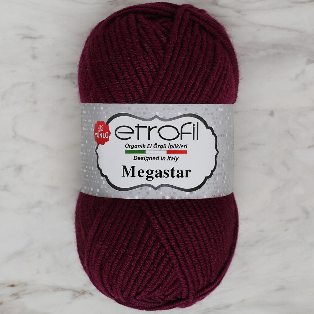 Etrofil Megastar Yarn, Aubergine - 70609