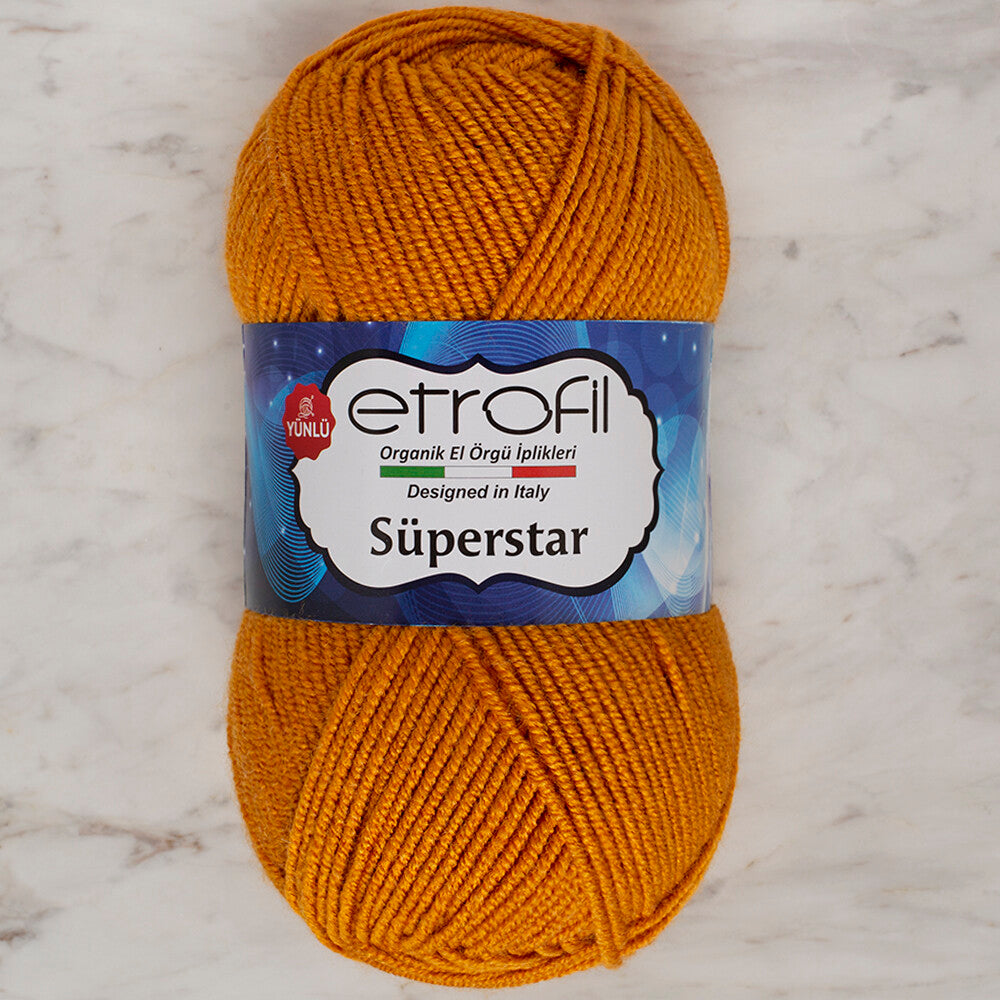 Etrofil Süperstar Yarn, Mustard - 72061