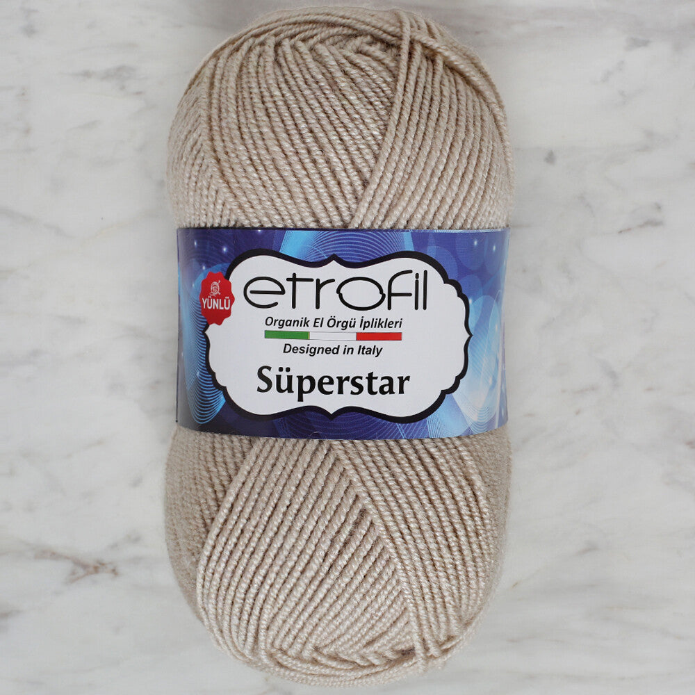 Etrofil Süperstar Yarn, Stone - 77011