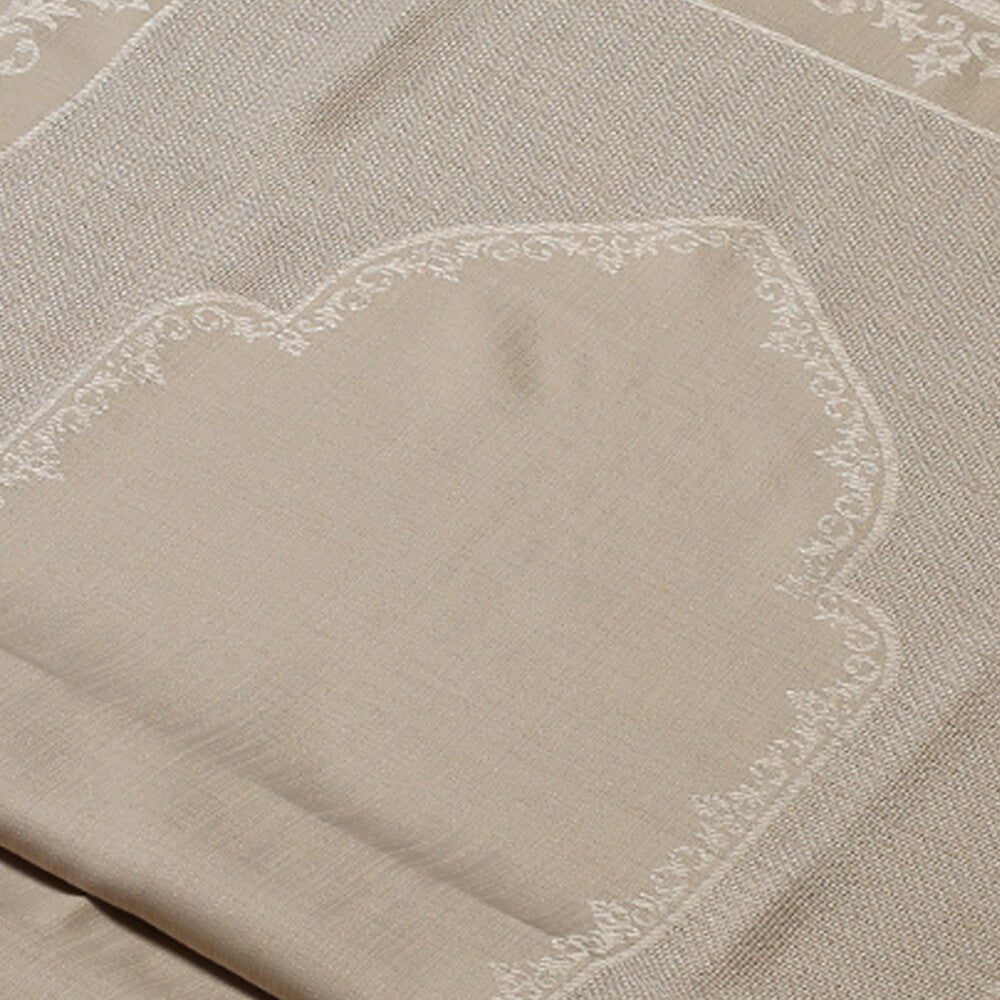 Loren Embroidery Fabric - Mink