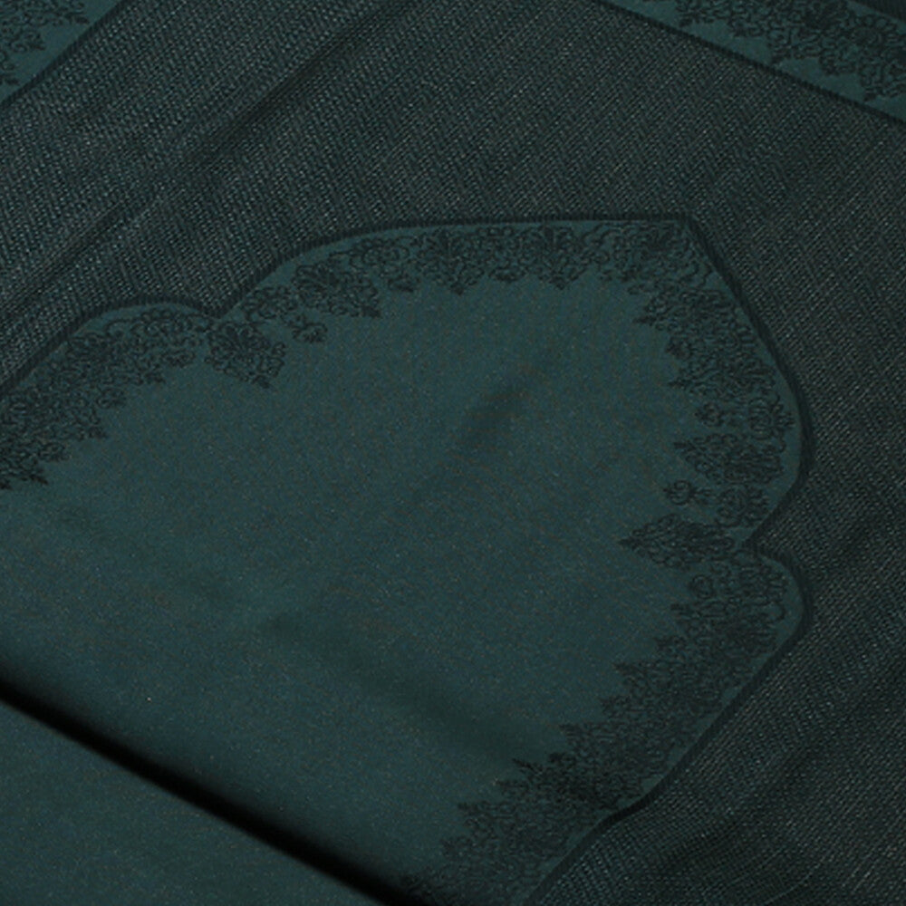 Loren Embroidery Fabric, Dark Green