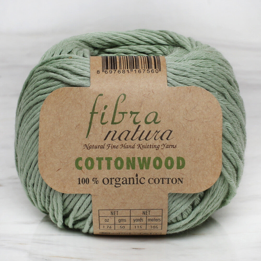 Fibra Natura Cottonwood Yarn, Green - 41119