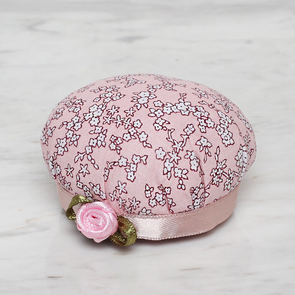 Loren Arm Pincushion, Flower Patterned - Pink