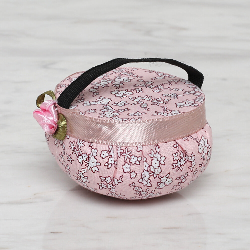 Loren Arm Pincushion, Flower Patterned - Pink