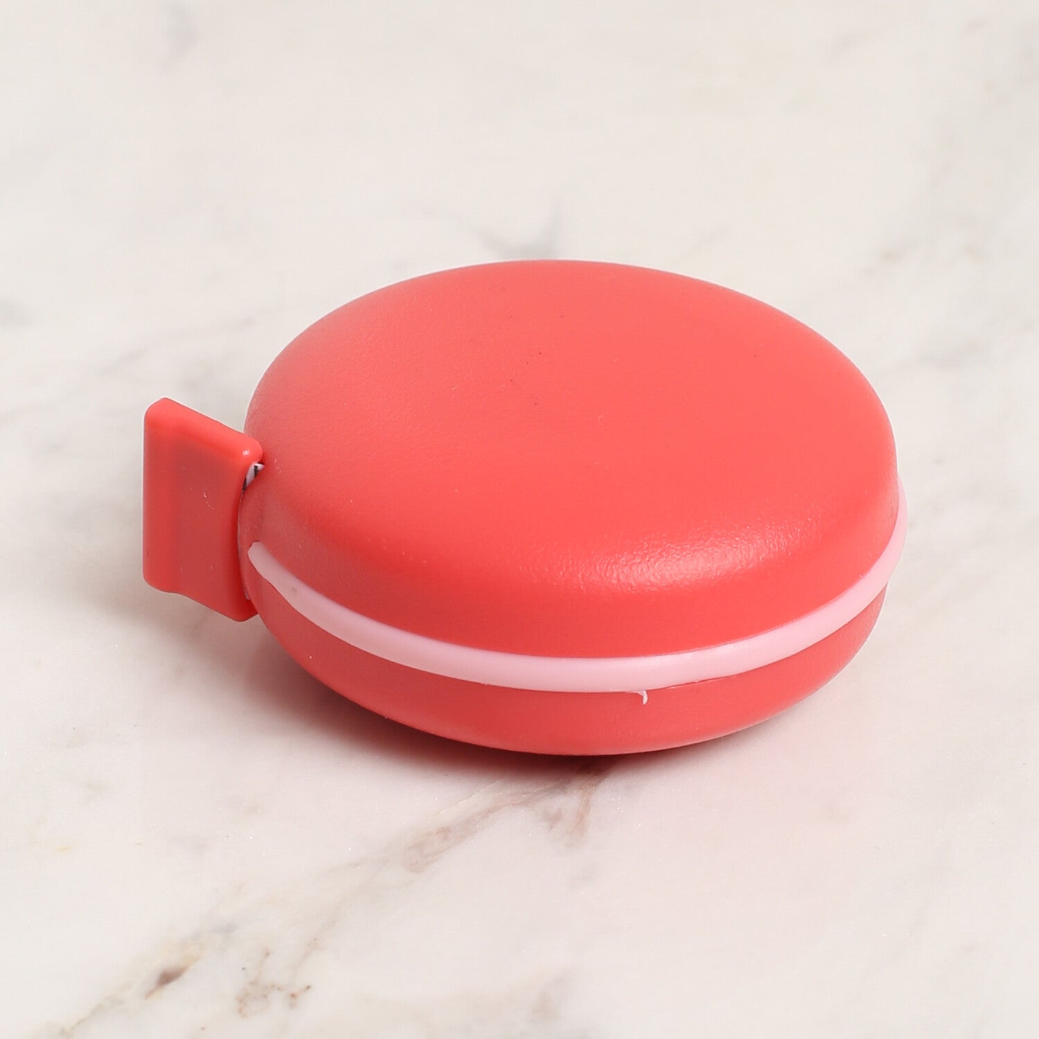 Loren Macaron Automatic Tape Measure, Vermillion