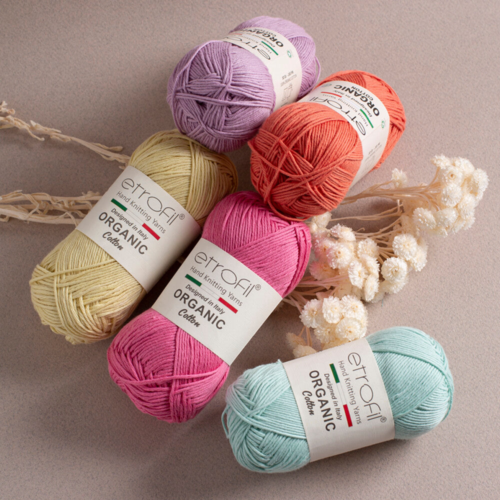 Etrofil Organic Cotton 50gr Yeşil Yarn - EB083