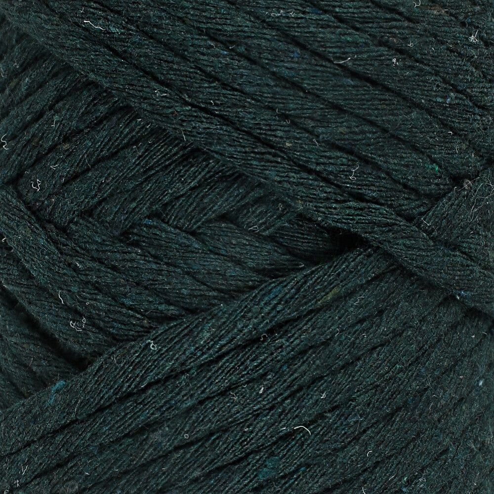 La Mia Boho Cotton Macrame Cord, Dark Green - L055